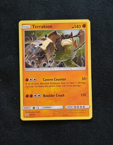 Pokemon terrakion sm223 - "terrakion",