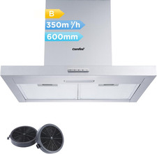 Cappa Aspirante 60 TSHM17SS-60 Acciaio Inossidabile Cappa Cucina Con LED, Sistem