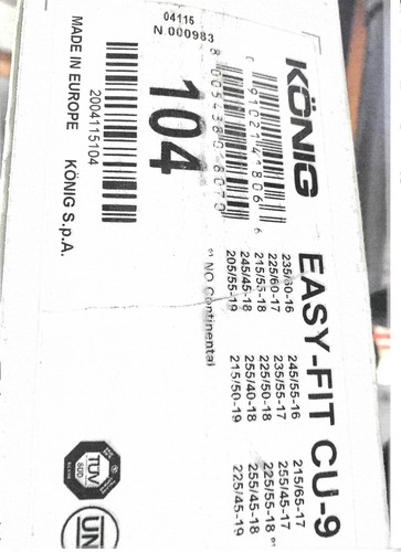Catene neve konig easy fit - catene,