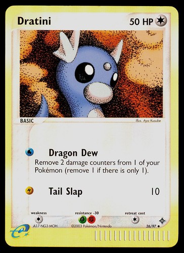 Pokemon card dragon dratini - dragon,