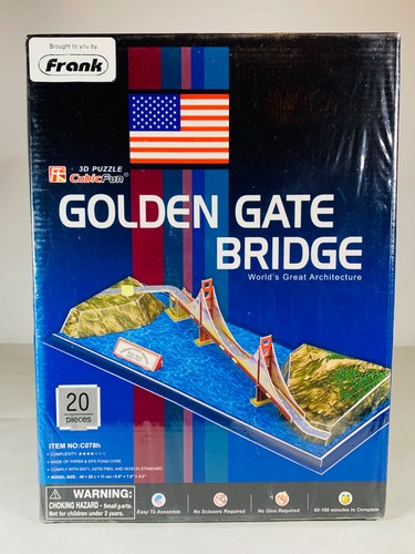 Cubicfun golden gate bridge - golden,