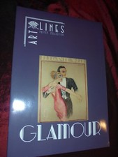 ART LINES POSTER COLLECT. GLAMOUR VINTAGE ANNI 20/30 DECO LIBERTY MODA RARO