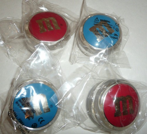 Lotto yoyos rosso blu - m&m,