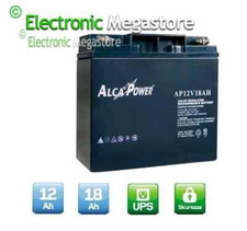BATTERIA AL PIOMBO AGM RICARICABILE 12V 18Ah RM12-18 ERMETICA VRLA AGM HQ 17 AH