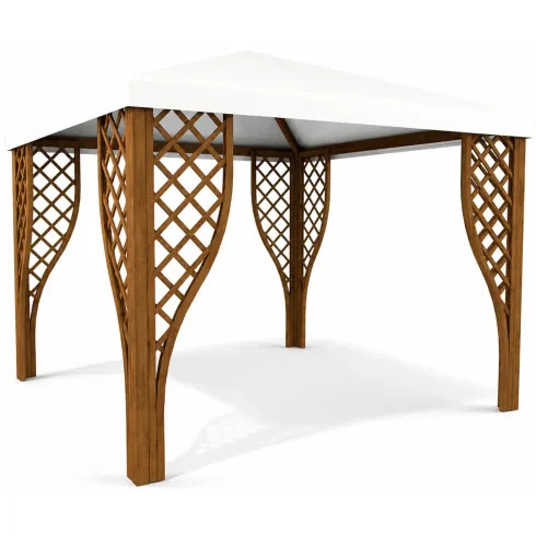 Gazebo legno impregnato 3x3 - gazebo,