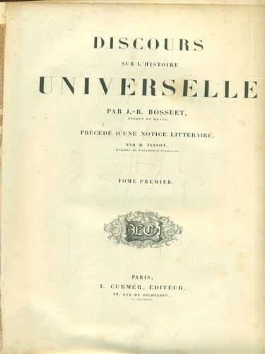 Discour universelle tome - -,