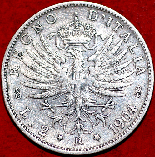 1904 italia lire vittorio - italia,