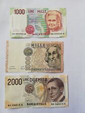 Lotto Banconote Mille/Duemila