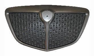 Griglia brunita nera lancia - nera, y