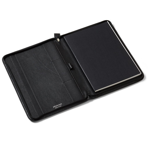 Portablocco pelle black - in,