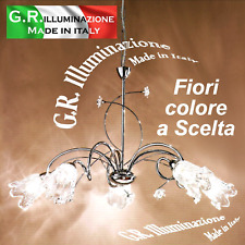 LAMPADARIO MODERNO CROMATO 5