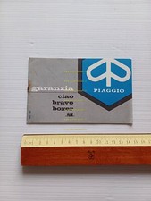 Piaggio Ciao Boxer Bravo Si libretto garanzia nuovo anni 70 originale
