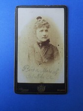 Foto epoca CDV Strazza Milano