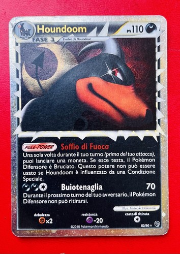 Lotto carte pokemon houndoom - pokemon,