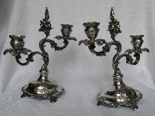 Coppia candelabri candelabro - coppia, candelabri/candelabro