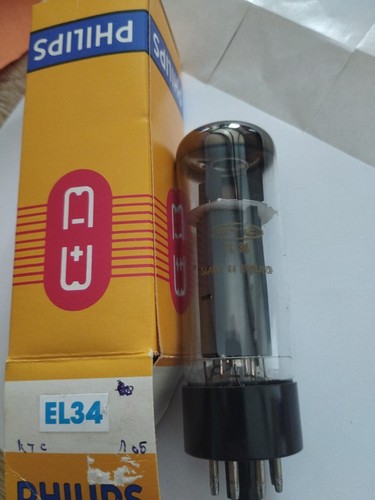 El34 phillips rtc tube - ,