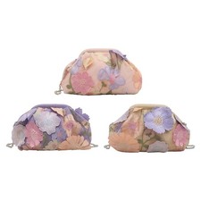 Pochette floreale da donna