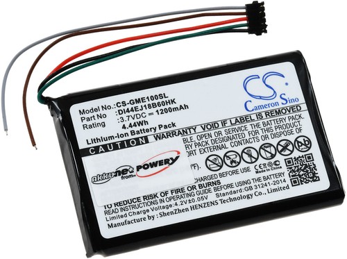 Batterie pour garmin edge - pour, 1000