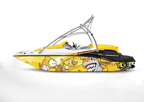 Graphic kit decal boat - ng,