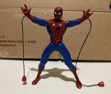 Spider Man Marvel Action Figure posabile snodato Spiderman Toy Biz Con Cordini