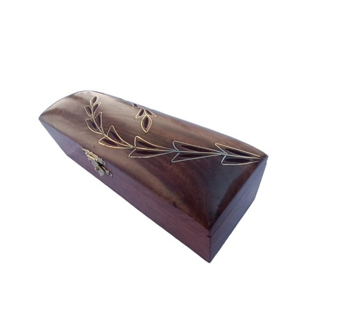 Scatola legno portapenne - legno,