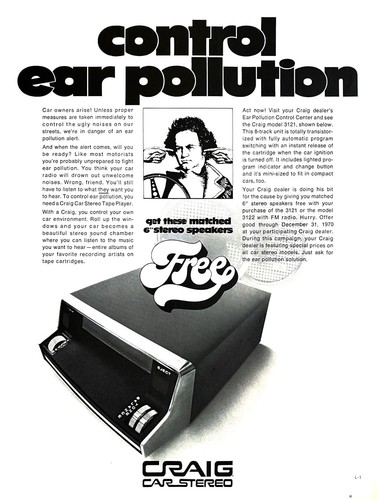 Pubblicità craig car stereo - pubblicità,