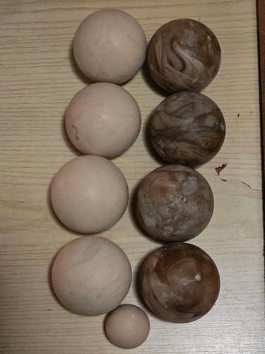 Vecchio set bocce legno - vecchio,