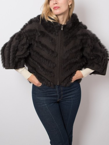 Cappotto pelliccia coniglio - cappotto, di