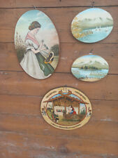 quattro tavole tirolesi dipinte come complemento d'arredo