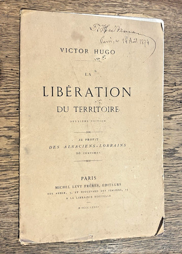 Victor hugo liberation du - liberation,
