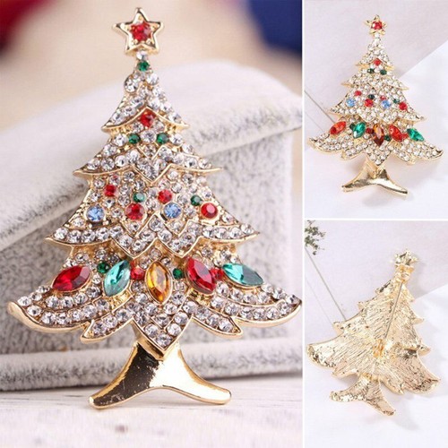 Spilla stella cristallo - , albero