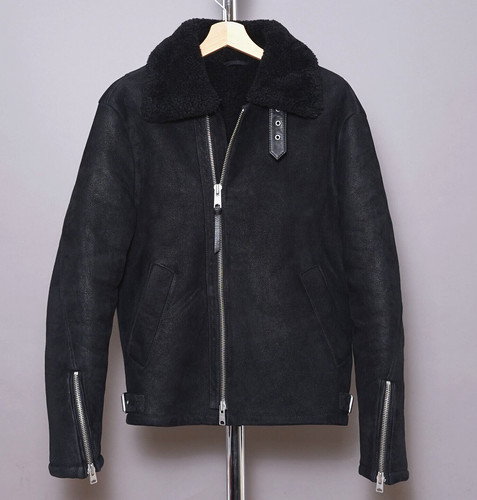 Giacca pelle shearling all - pelle,