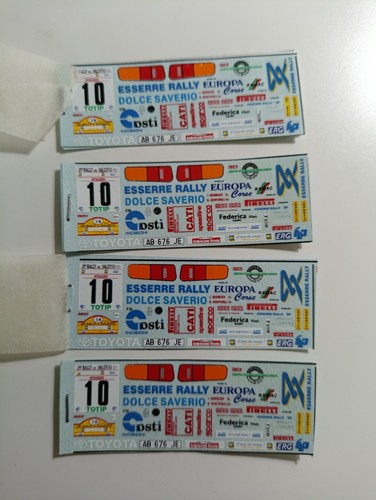 Decals toyota celica - decals, 1/43