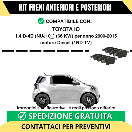 Pastiglie freno ant post - freno,