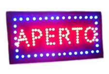 Insegna luminosa led tabella - insegna,