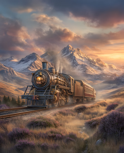 Locomotiva vapore - locomotiva, a