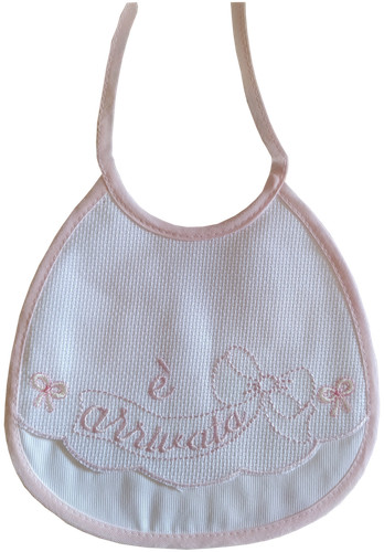 Bavaglino con tela aida - bavaglino,