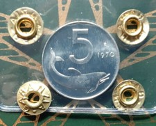($)  5 Lire 1970 (Delfino) -