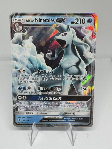 Alolan ninetales 145 - gx, 22/145