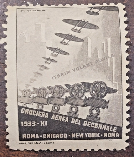 Crociera aerea decennale - crociera, 1933