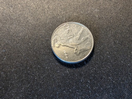 Moneta lire vulcano 1991 - lire,