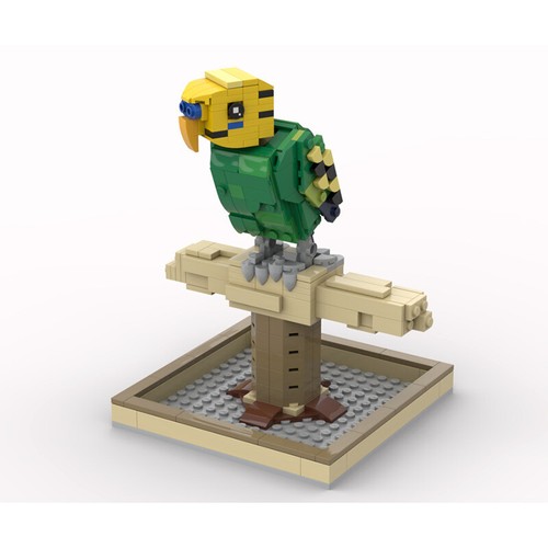Moc pappagallo verde - moc:,