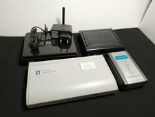 LOTTO STOCK MODEM ROUTER WIRELESS ADSL 2+ WIFI HUB LAN 4 PEZZI