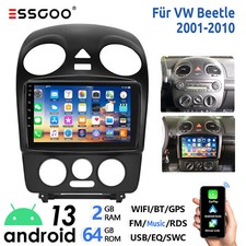 Autoradio 9" 64G Android 13 Carplay per VW Beetle 2001-2010 GPS Navi WiFi RDS BT