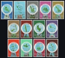 Vanuatu 1980 - Mi-Nr. 561-573 ** - MNH - Inselkarten