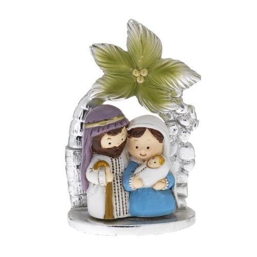 Mini presepe argentato bagutta - mini,