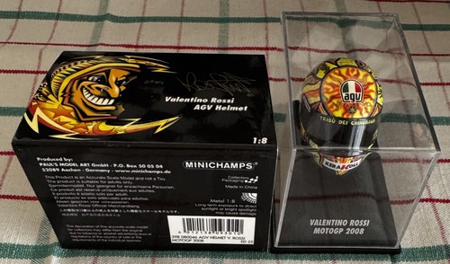Minichamps agv casco - 1/8,