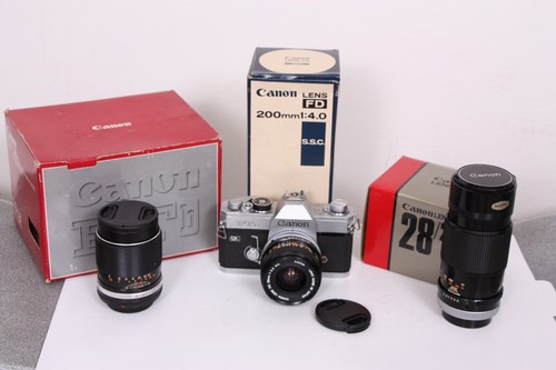 Canon ftb fd28mm fd200mm - ftb+,