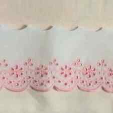 Pizzo merletto san gallo cotone balza unica 7cm Sweet Trims 1051 sangallo bordo