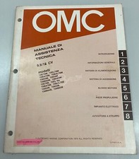 Manuale assistenza cod. 8006164 per motori fuoribordo OMC 9,9/15 HP 2T nautica
